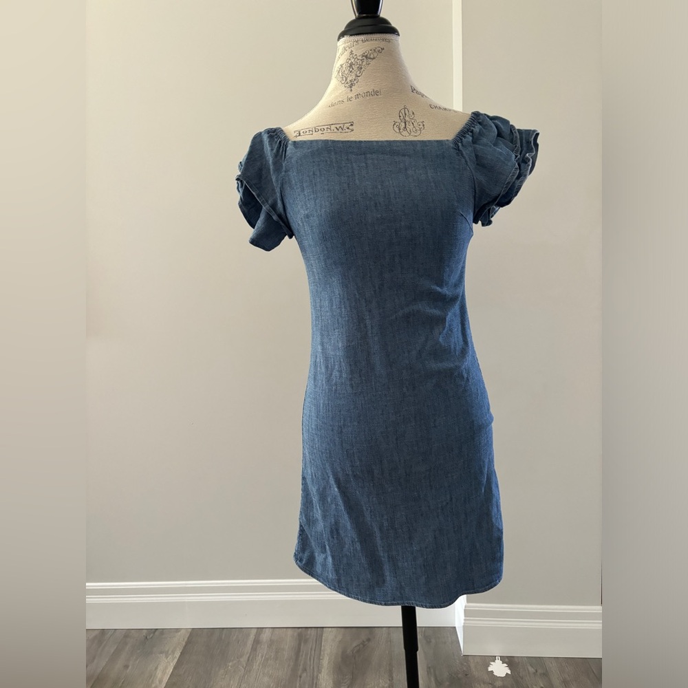 Alice and OLIVIA  Jean dress zipper size small